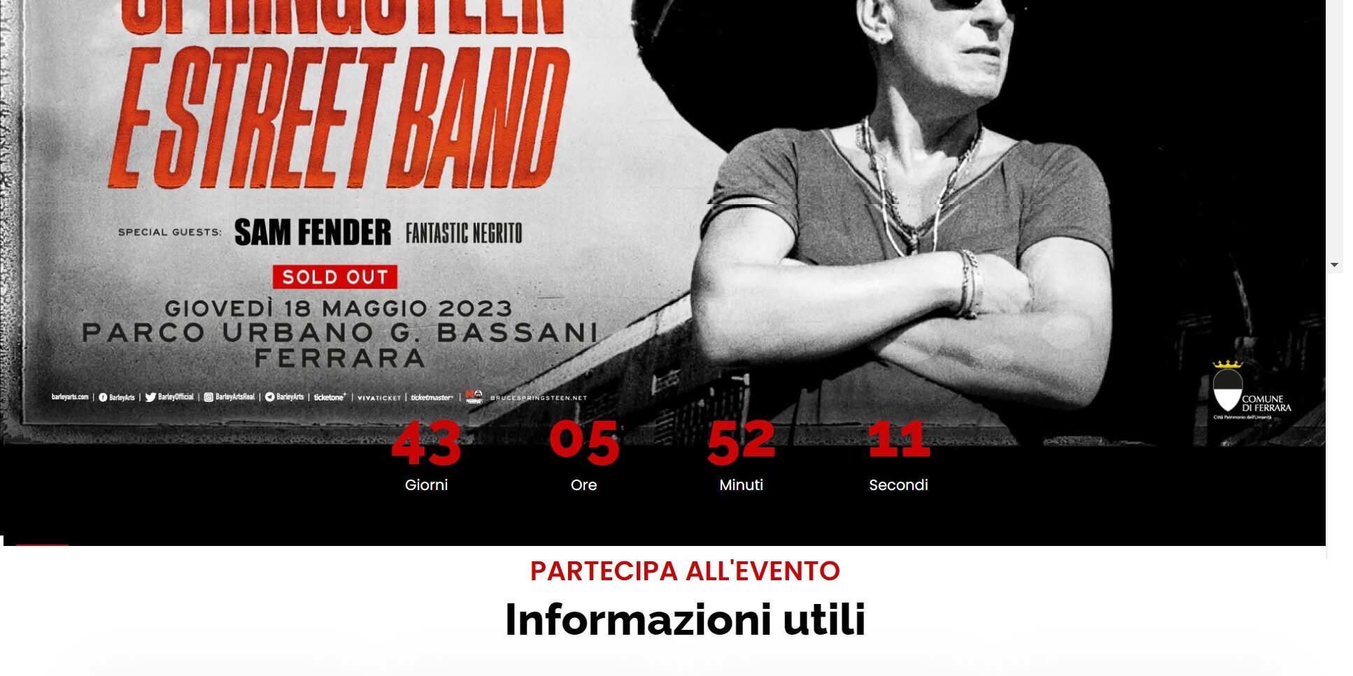 il-sito-internet-dedicato-al-concerto-a-ferrara